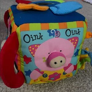 Melissa & Doug Colorful Pig Soft Toy Cube